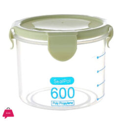 Safety Environmental Friendly Transparent Tall Straight Sided Plastic Food Storage Jar