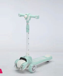 Smart 3 Wheel Kids Scooter With Height Adjustable &Amp; Music With Projector Light - Image 2