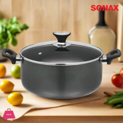 Sonex Non-Stick Classic Casserole With Glass Lid 20 CM