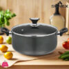 Sonex Non-Stick Classic Casserole With Glass Lid 40 Cm