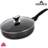 Sonex Non-Stick Classic Frypan With Glass Lid 28 Cm