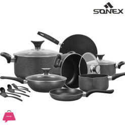 Sonex Non-Stick Kitchen set Classic Gift Pack set 18pcs  Random Color Best Quality