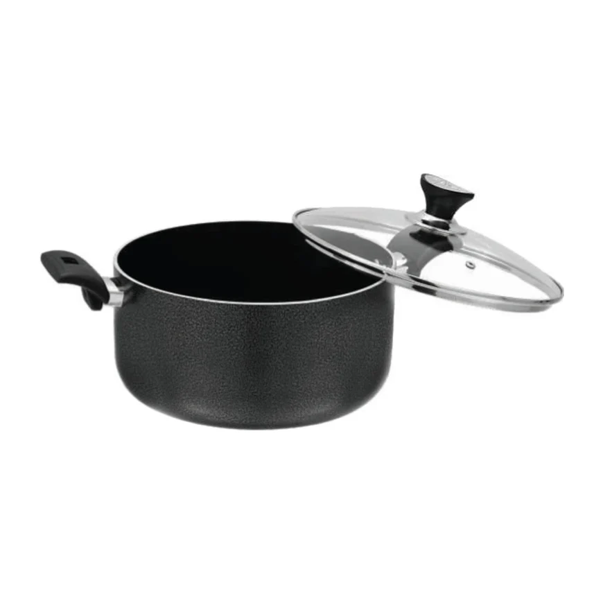 Sonex Non-Stick Kitchen Set Classic King Set Gift Pack Cookware Set With Glass Ltd Random Color Best Quality