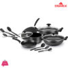 Sonex Non-Stick Kitchen set Desire Gift Pack Cookware set With Glass  Random Color Best Quality