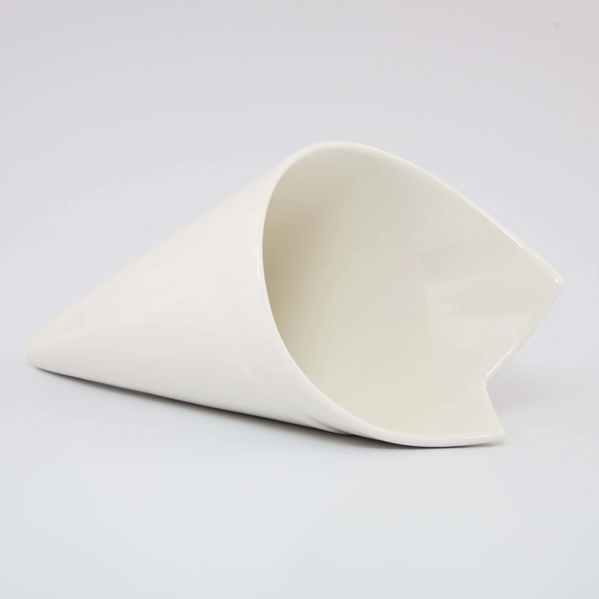 Stylish Serving Dish For Chips With Stand Wood Base