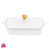 Stylish Serving Dish With Glass Lid