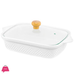 Stylish Serving Dish With Glass Lid