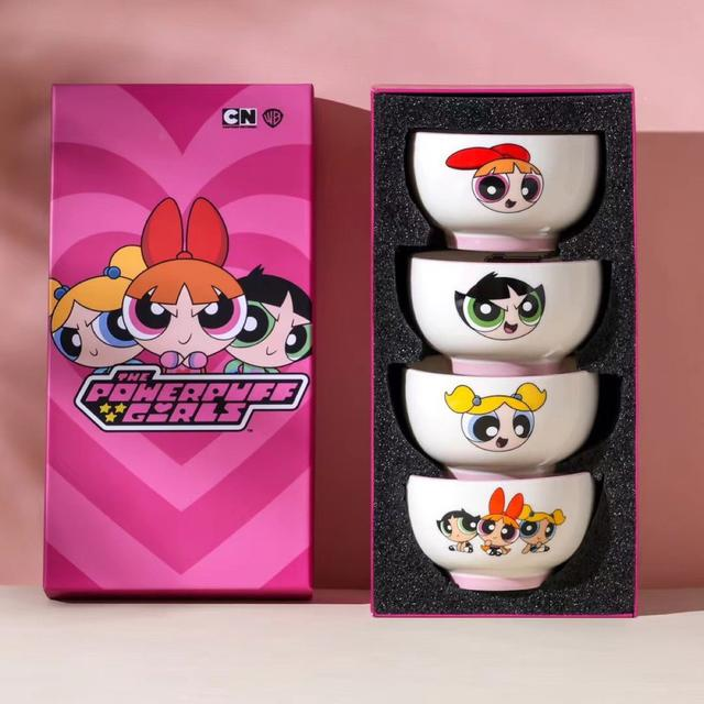 The Powerpuff Girls Blossom Bubbles Buttercup Cute Cartoon Ceramic Bowl Tableware Home Decor Room Decoration 10 The Powerpuff Girls Blossom Bubbles Buttercup Cute Cartoon Ceramic Bowl Tableware Home Decor Room Decoration