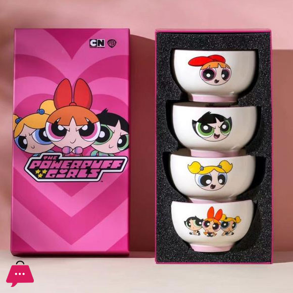 The Powerpuff Girls Blossom Bubbles Buttercup Cute Cartoon Ceramic Bowl Tableware Home Decor Room Decoration 3 The Powerpuff Girls Blossom Bubbles Buttercup Cute Cartoon Ceramic Bowl Tableware Home Decor Room Decoration