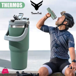Thermo Trek Coffee Cup Stainless Steel Thermos Bottle Double-Layer Insulation Cold And Hot Travel Mug
