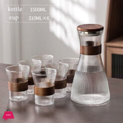 Traditional Style Decanter Set 7 Pcs