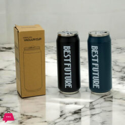 Vacuum Insulated Stainless Steel Cans Thermos Mug Hot And Cold Drink Water Bottles Portable Straw