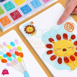12 Color Washable Ink Stamp Pad 16 Cartoon Finger Painting Cards Finger Drawing Toys Boys Girls Party Favor Kids Gift 13 12 Color Washable Ink Stamp Pad 16 Cartoon Finger Painting Cards Finger Drawing Toys Boys Girls Party Favor Kids Gift