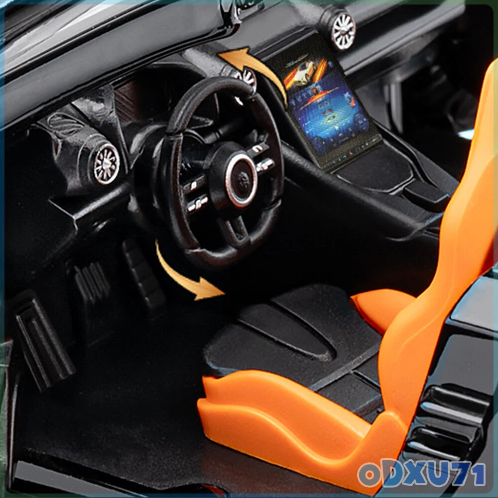 1:24 Scale Model Car Mercedes-Benz Amg Sl63 Diecast Toy Cars Vehicle Boy Gifts