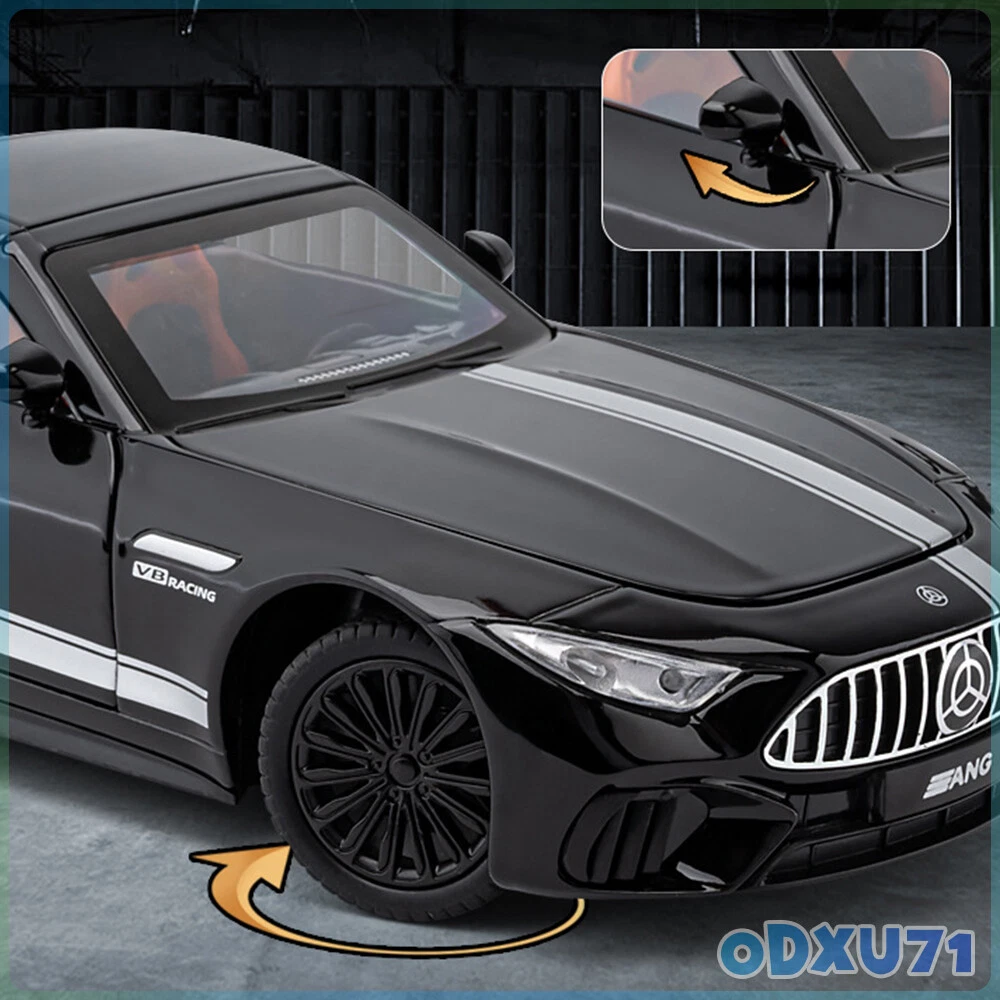 1:24 Scale Model Car Mercedes-Benz Amg Sl63 Diecast Toy Cars Vehicle Boy Gifts