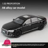 1:32 Audi A8 Car Toy Alloy Dieast Metal Model Car