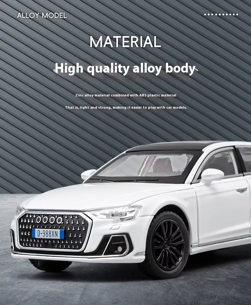 1:32 Audi A8 Car Toy Alloy Dieast Metal Model Car