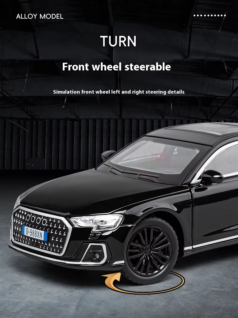 1:32 Audi A8 Car Toy Alloy Dieast Metal Model Car