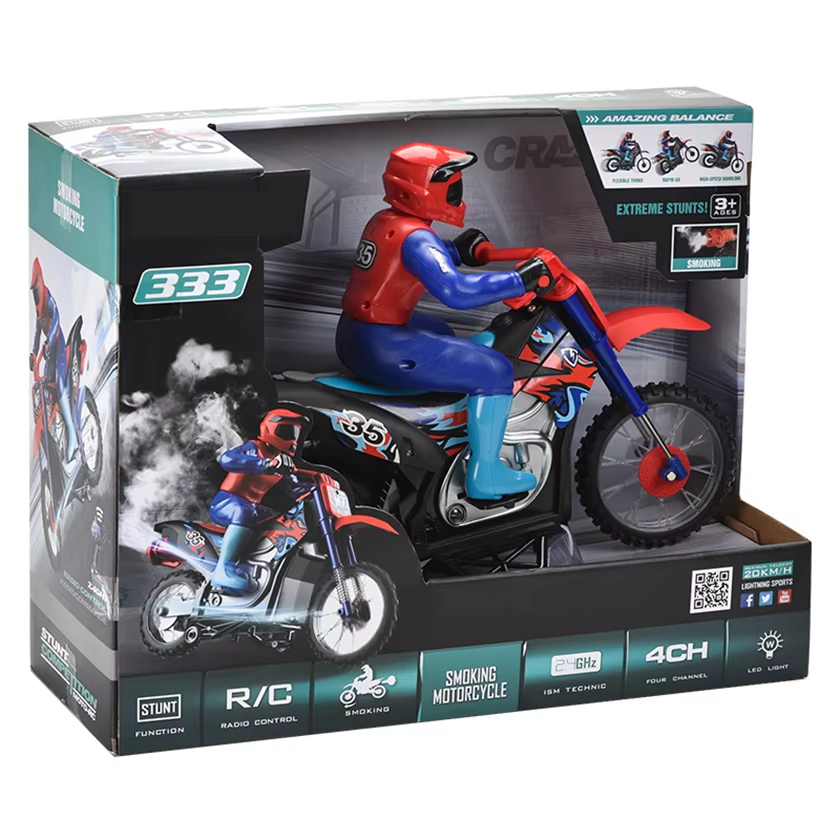 2.4G 1:10 Mist Spray Remote Control Motorcycle Toys Rc Motorcycle