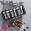 3 Cups Wall Mount Spice Rack With Spoon