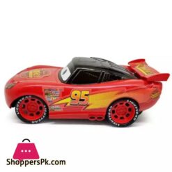 3D Mc Queen Remote Control Car Plastic Lightning Mcqueen Vehicle Lights Multicolour