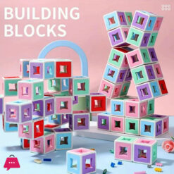 3D Transform Movable Shape Building Blocks - 180 Pieces