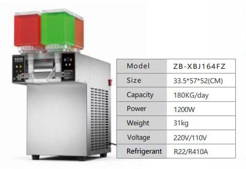 4-Flavors Snow Ice Machine 180 With Touch Screen