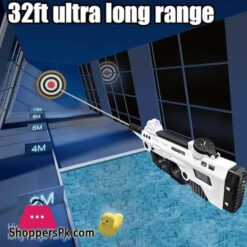 Electric Water Guns Shark For Adults Kisautomatic Water Gun Up To 40 Fthigh Pressure Powered Squirt Gunwater Blaster Shooting Outdoor Beach Pool Toys