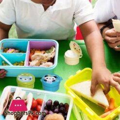 4Pcs Set Round Square Mini Seasoning Sauce Box Refillable Plastic Condiment Box Small Capacity Sauce Packaging Box