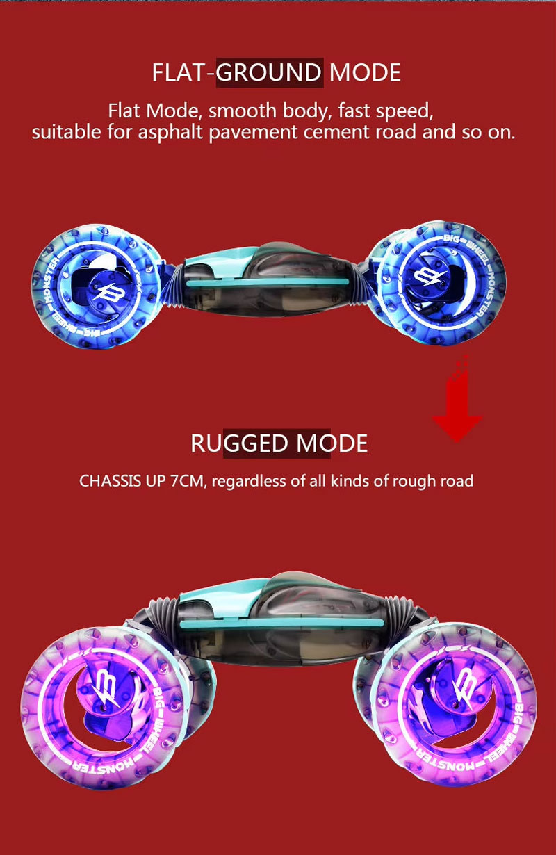 Remote Control Car Spray Drift Twist Drive With Music And Light, 360° Rotation Off-Road Car