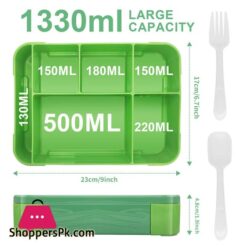 Compartment Lunch Box Plastic Portable Lunchbox Students Office Bento Box Microwave Food Containers With Fork And Spoon