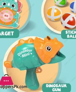 Dino Target Toy Play Set For Kids Shooting Gun Dart Board 45 Dino Target Toy Play Set For Kids Shooting Gun Dart Board - Image 6