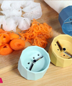 Durable Manual Vegetable Spiral Cutter Non-slip