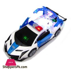 Electronic Deformation Car Universal Music Police Toy Led Electric Robot Transformation Sports Vehicle Model For Boys Xmas Gifts - Aliexpress 26