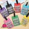 Fashion Creative Letter Not Your Bag Cute Travel Accessories Luggage Tags Label