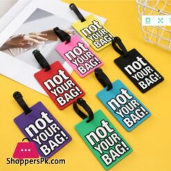 Fashion Creative Letter Not Your Bag Cute Travel Accessories Luggage Tags Label