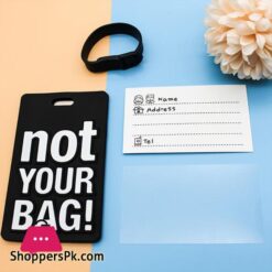 Fashion Creative Letter Not Your Bag Cute Travel Accessories Luggage Tags Label