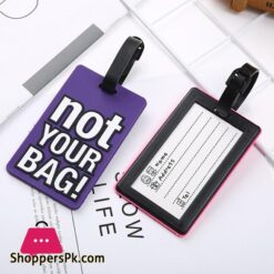 Fashion Creative Letter Not Your Bag Cute Travel Accessories Luggage Tags Label