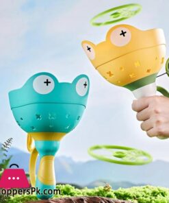 Flying Saucer Disc Launcher Kids Flying Toys Pull String UFO Throw Catch Outdoor Sport Propeller Children Toys Gift For Boy Girl