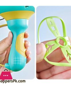 Flying Saucer Disc Launcher Kids Flying Toys Pull String Ufo Throw Catch Outdoor Sport Propeller Children Toys Gift For Boy Girl - Image 5