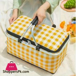 Foldable Insulated Picnic Basket