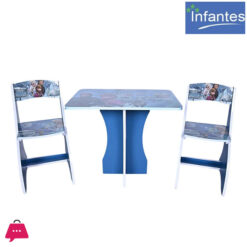 Infantes Kids Portable Study Table &Amp; Chair Wood - 2 Chair &Amp; Table