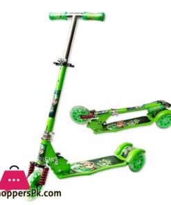 3 Wheel Portable High Quality Musical Stylish Padded Handles Kick Scooter