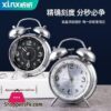 Mechanical Alarm Clock Super Loud Bedside Desktop Machine Wake Up Artifact Bedroom Student Childrens Metal Bell Alarm Clock