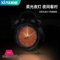 Mechanical Alarm Clock Super Loud Bedside Desktop Machine Wake Up Artifact Bedroom Student Childrens Metal Bell Alarm Clock