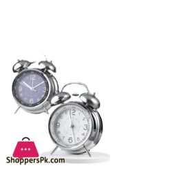 Mechanical Alarm Clock Super Loud Bedside Desktop Machine Wake Up Artifact Bedroom Student Childrens Metal Bell Alarm Clock