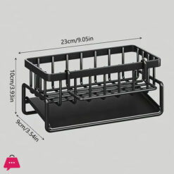 Metal Kitchen Sink Caddy With Drainage Basket