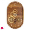 Modern & Elegant Oval Design Wall Clock with Moving Mechanism