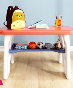 Multipurpose Children Kids Plastic Table And Chair Set Study Desk Homework Table Learning Table - Image 6