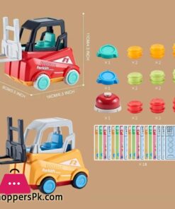 Plastic Engineer Forklift Transport Game Sorting Game Interactive Board Games Stacking Toys With Bell Funy Educational Toy 29 Plastic Engineer Forklift Transport Game Sorting Game Interactive Board Games Stacking Toys With Bell Funy Educational Toy - Image 4